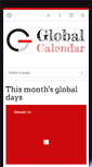 Mobile Screenshot of globalcalendar.info